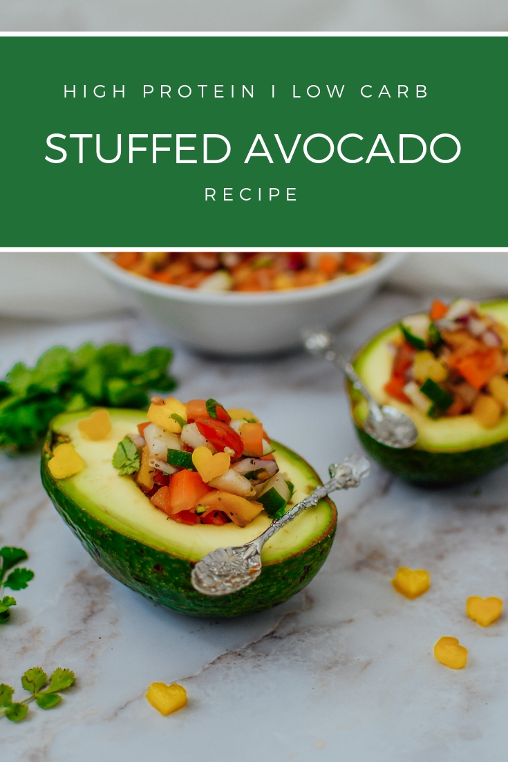 Stuffed Avocado Salad Israeli Style