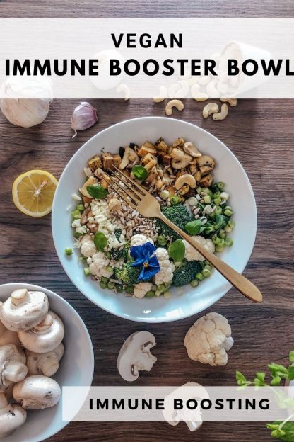 Vegetarischer Bowl mit Tofu für ein starkes Immunsystem carinaberry