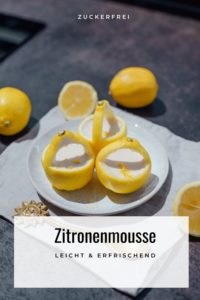 Zitronenmousse