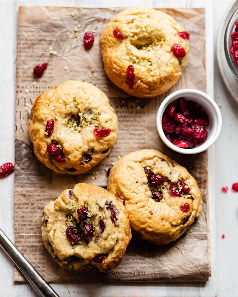 Cranberry Bagels by Lenny