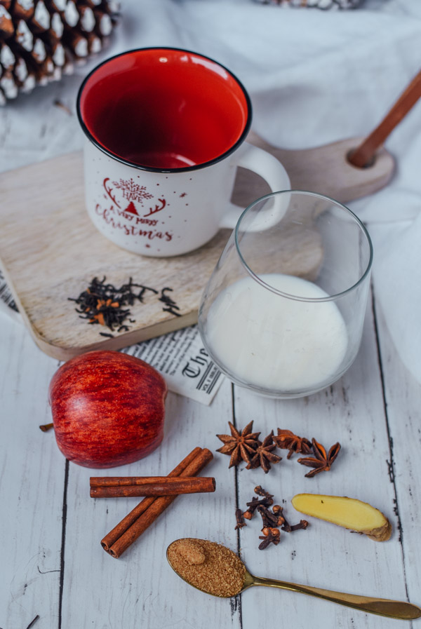 spiced apple latte ingredients