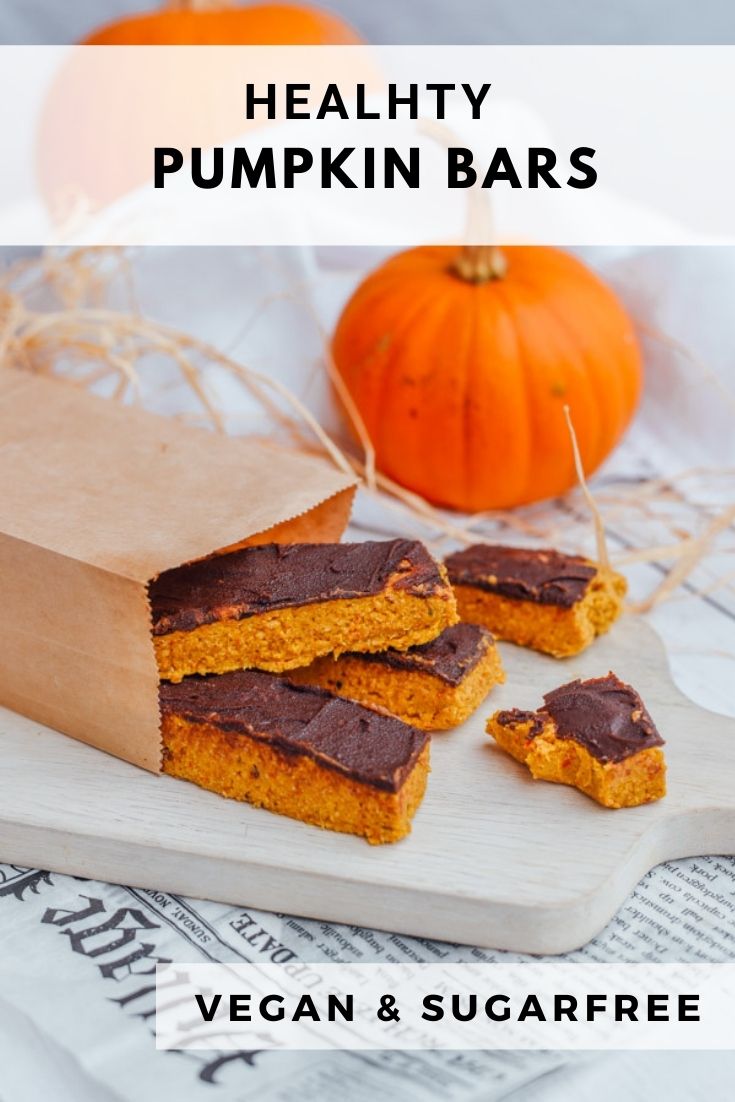 Healthy pumpkin bars