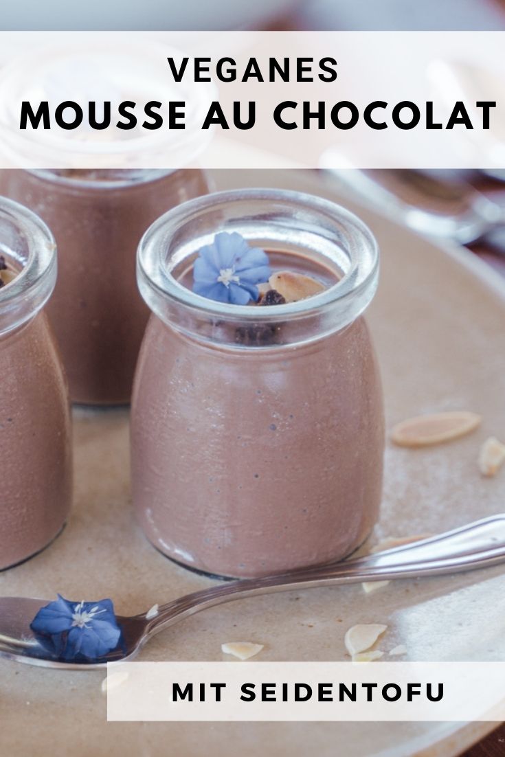 Veganes mousse au chocolat mit Seidentofu - carinaberry.com