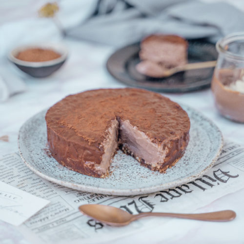 Vegan Chocolate Mousse Cake Easy Sugar Free And No Bake 