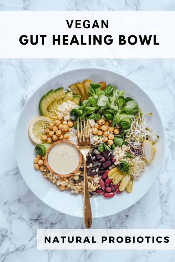 Gut Health Salad Bowl Meal Prep Recipe