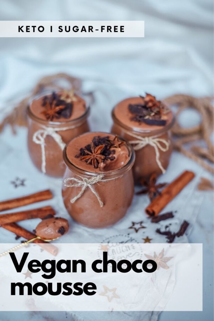 vegan chocolate mousse with Aquafaba