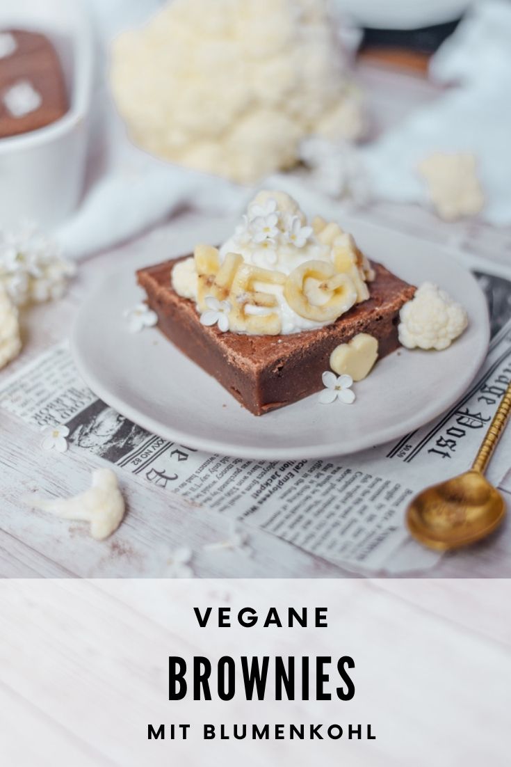 Vegane Brownies mit Blumenkohl – zuckerfrei - carinaberry.com