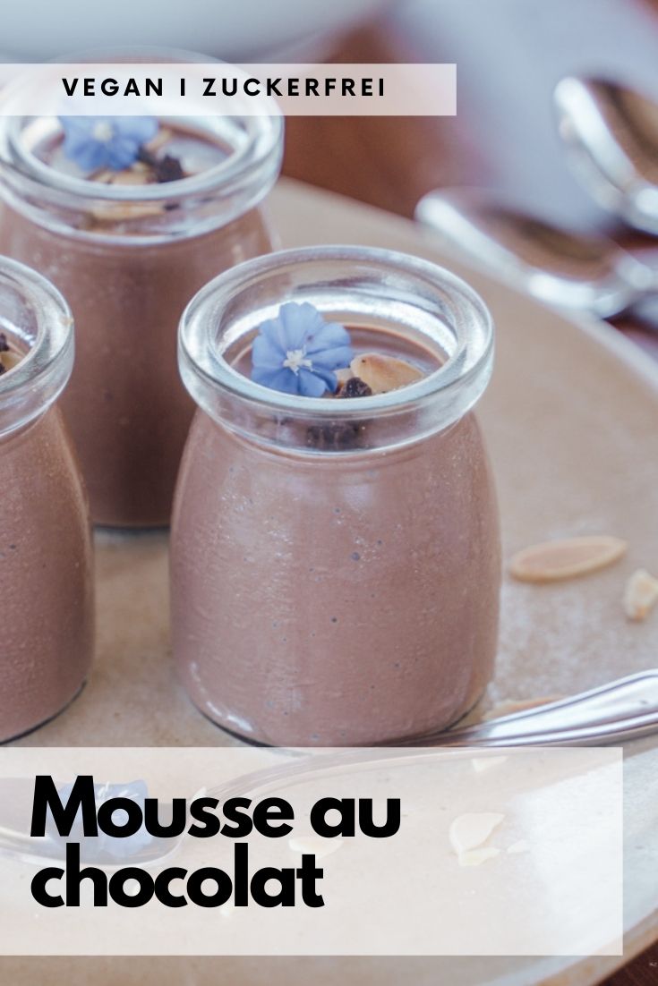 Veganes mousse au chocolat mit Seidentofu carinaberry