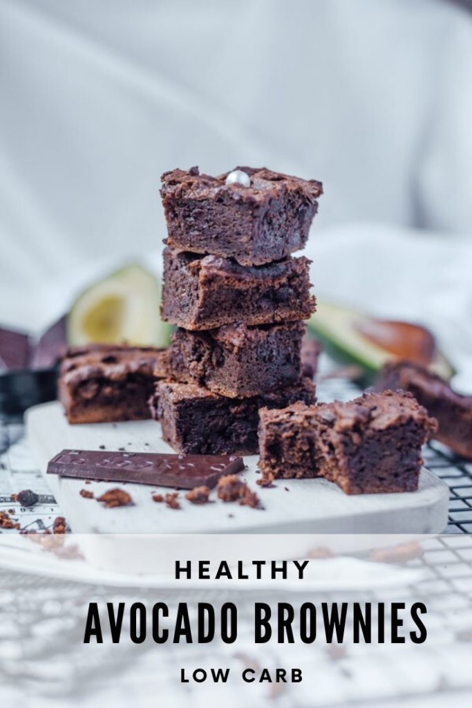 Healthy avocado brownies – sugar-free, no flour or butter - carinaberry.com