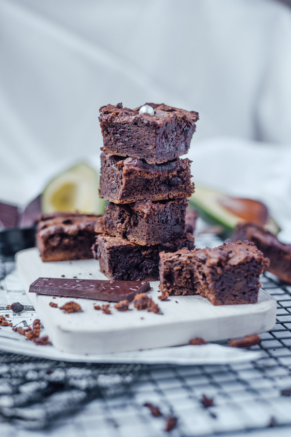 healthy avocado brownies keto