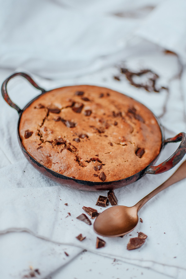 Peanut Butter Chocolate Chip Skillet Cookie by vegamelon, Quick & Easy  Recipe