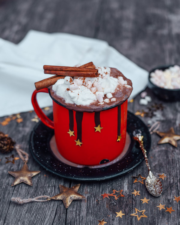 Heiße Schokolade ohne Zucker – Weihnachtlich mit Zimt - carinaberry.com
