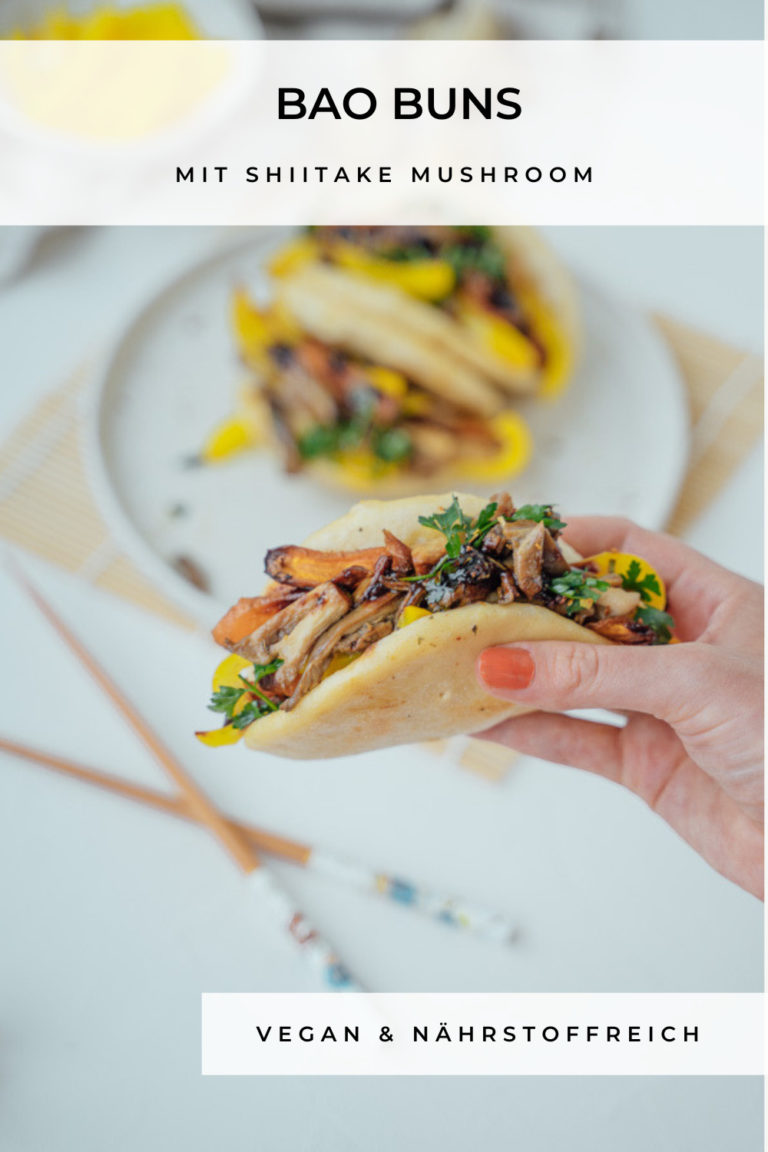 Bao Buns mit Shiitake Pilzen - carinaberry.com