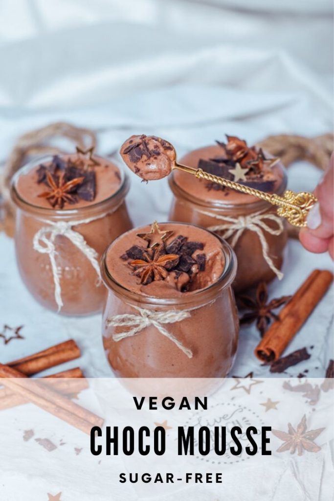 vegan chocolate mousse with Aquafaba