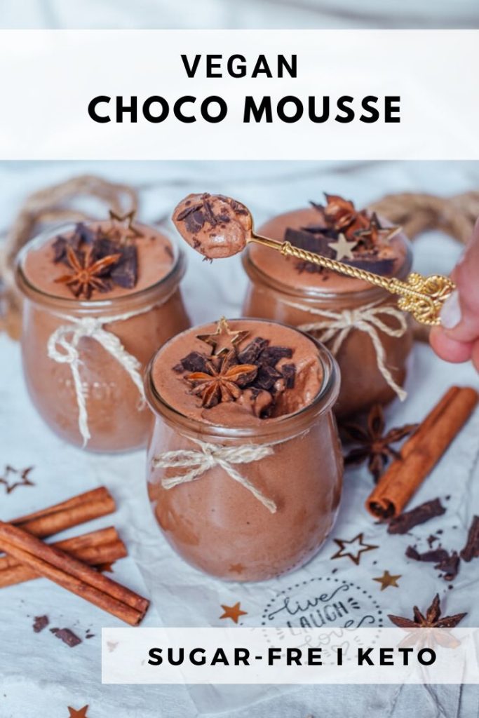 vegan chocolate mousse with Aquafaba